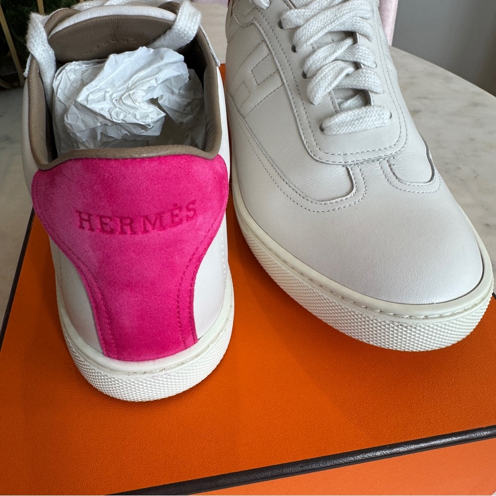 Hermes Quicker Sneaker Pink 37.5